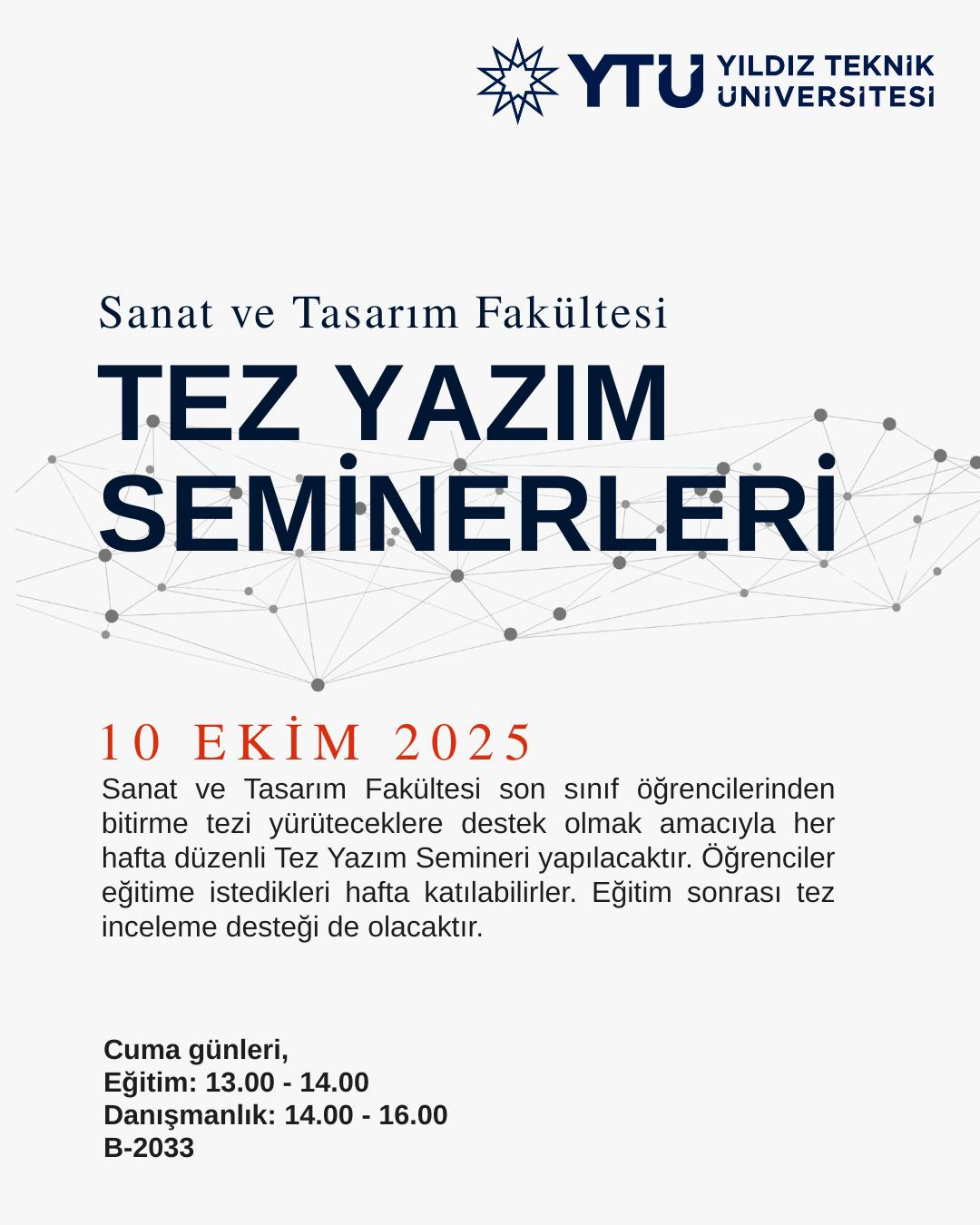 Tez Yazım Seminerleri